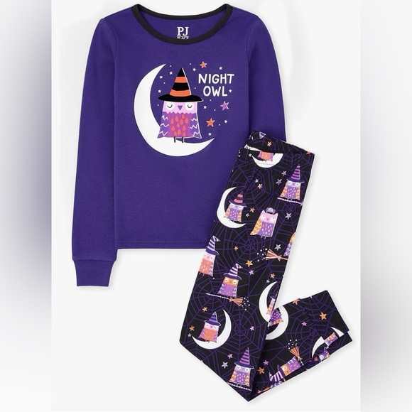 The Children's Place Other - SOLD🎃The Children’s Place Pajamas Halloween Night Owl NWT size 4